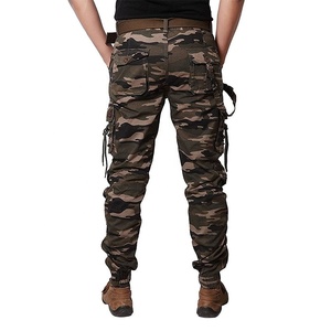 Pantalones de Caza de Camuflaje para Hombre, de Algodón Ligero de Alta Calidad, Impermeables, Transpirables, Resistentes al Viento, con Múltiples Bolsillos, Cintura Media, Casuales - Product Image 3