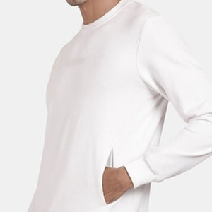Sudaderas de hombre de diseño personalizado con mangas largas Precio de fábrica Jersey básico de mezcla de algodón para ropa de calle de invierno - Product Image 6