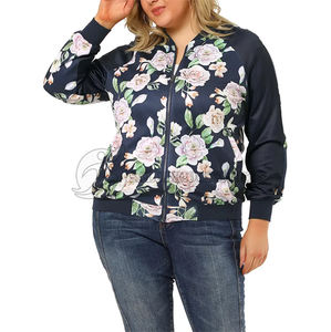 Custom Designed XL Women's Winter Coat High Quality Stand Windproof Casual Outdoor Bomber <b>Jacket</b> Quilted Breathable Knitted - Product Image 1