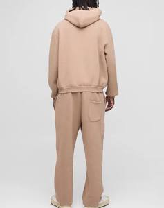 Conjunto deportivo personalizado de alta calidad para hombre, cómodo chándal de dos piezas en invierno, Sudadera con capucha y bolsillo de canguro - Product Image 5