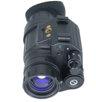 Многофункциональный монокуляр ночного видения Gen2+ Lvl2 NVG Mil-Grade PVS-14 с экраном 3,8 дюйма, зумом 2x-7x, Wi-Fi, креплением на голову/шлем