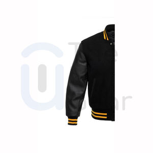 Vestes de Baseball College pour Femmes Veste en Cuir pour Hommes Style High Street Vente en Gros Service OEM pour la Chasse Sports Baseball Top - Product Image 4