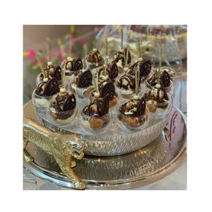 Cuenco de acero inoxidable para servir chocolate, vajilla clásica, cuenco de chocolate para el hogar al por mayor, cuenco para servir dulce de Hotel a la venta - Product Image 1