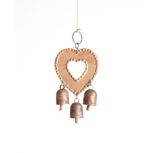 Campanas de viento de pájaro de Metal dorado de estilo moderno, diseño elegante de mayor calidad, campana de vaca para colgar en la pared, decoración de Navidad a la venta - Product Image 4