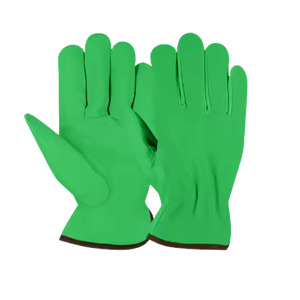 Guantes de conducción de cuero dividido de vaca de grano de oveja antiestáticos cómodos de alta resistencia protección de manos de trabajo de seguridad industrial - Product Image 6