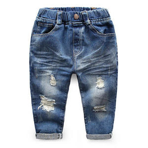 New Brand Boys Kids Designer Stretch Slim Fit Dark Wash Denim Cotton Jeans Cintura elástica con etiquetas de marca de Bangladesh - Product Image 1