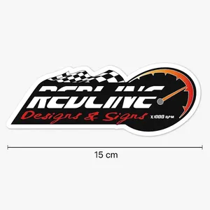 RedLine Performance and Racing Themed Vehicle <b>Sticker</b> Master <b>Car</b> <b>Stickers</b> - Product Image 1