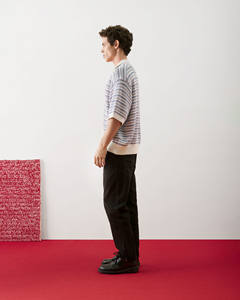 กางเกงยีนส์ผู้ชายเอวกลางผ้าเดนิมผสมสแปนเด็กซ์/คอตตอน ระบายอากาศได้ดี ลายพิมพ์ 3 มิติ ทรงขาตรง สไตล์ลำลองและเป็นทางการ เหมาะสำหรับใส่ในชีวิตประจำวัน - Product Image 5