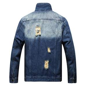 Chaqueta Vaquera de Invierno para Hombre, con Capucha, Cortavientos, Transpirable, con Logotipo Frontal Personalizable, Estilo Casual Clásico - Product Image 2