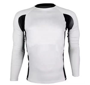 Combinaisons de plongée à manches longues personnalisées de haute qualité, écologiques, 100% polyester, protection solaire UV, compression, surf, rash guard - Product Image 1