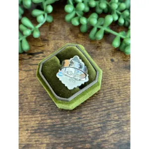 Southwest Handmade Multi Stone <b>Sterling</b> <b>Silver</b> <b>Adjustable</b> Cluster <b>Ring</b> - Product Image 5