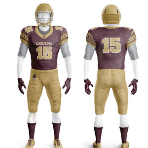 Alta calidad sublimación uniforme de fútbol americano al por mayor personalizado Jersey pantalones jóvenes adultos hombres mujeres equipo desgaste - Product Image 1