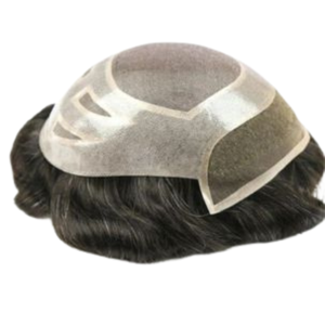 MGM 100% Indian Remy Perruque de cheveux humains pour hommes Options de style Kinky Straight Deep Wave Body Wave-Unité de système de cheveux pour la perte de cheveux - Product Image 4