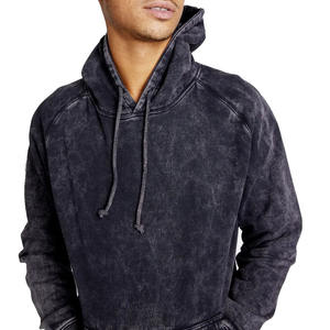 Sudadera con capucha de gran tamaño Unisex de alta calidad, lavado ácido, diseño desteñido al sol, logotipo personalizado bordado, sudaderas con capucha térmicas para - Product Image 6