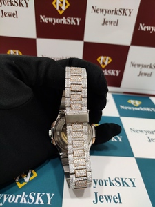 Precio barato 2023 última llegada VVS Moissanite Diamante tachonado reloj de negocios automático Unisex Hip Hop reloj al mejor precio hombres - Product Image 5