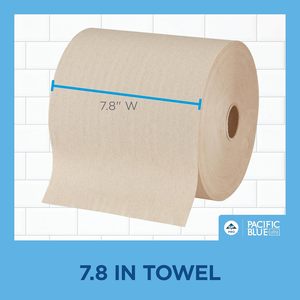Pacific <b>Blue</b> Ultra High-Capacity Hardwound <b>Paper</b> Towel <b>Rolls</b>, Brown Kraft, 8” x 1,150 Feet/<b>Roll</b>, 6 <b>Rolls</b>/Case (26495) - Product Image 4