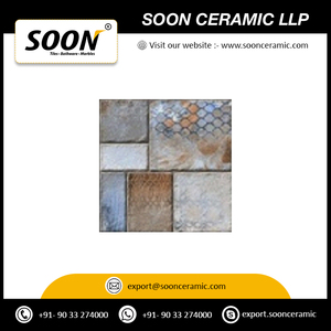 กระเบื้องพอร์ซเลนคุณภาพมาตรฐานสำหรับภายนอกอาคาร ขนาด 400x400 มม. (16x16 นิ้ว) สำหรับปูพื้นที่จอดรถ รุ่น Soon Ceramic ขนาด 400x400 มม. หนา 9/12 มม. - Product Image 3
