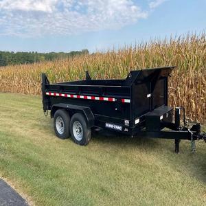 Remolque hidráulico para granja ATV de servicio pesado de buena calidad de fábrica, entrega rápida para uso en tractor agrícola pequeño - Product Image 6