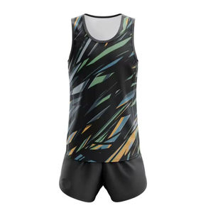 Fabricant pakistanais dernier prix uniforme d'athlétisme de course impression par sublimation matériau souple uniforme d'athlétisme respirant - Product Image 2