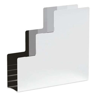 Soporte para servilletas de metal pulido con espejo, vajilla duradera de diseño elegante, perfecta para espacios de comedor organizados - Product Image 1