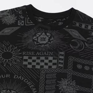 เสื้อยืดขนาดใหญ่สำหรับผู้ชายและทุกเพศเสื้อยืดแฟชั่นตัวยาวออกแบบโลโก้ได้ตามต้องการ - Product Image 6