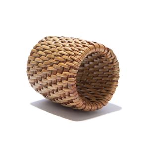 Produit le plus vendu Fournitures hôtelières et de restauration Anneau de décoration de table Anneau de serviette en bambou Porte-serviettes personnalisé Anneau de serviette - Product Image 2