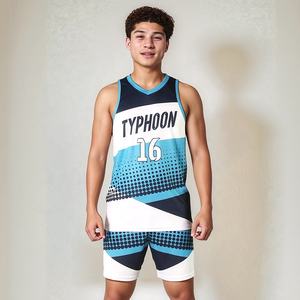 ชุดบาสเก็ตบอลแบบยูนิเซ็กซ์ ออกแบบเองได้สำหรับทีมสโมสร ดีไซน์ใหม่ MOQ ต่ำ ระบายอากาศได้ดี ไซส์ใหญ่พิเศษ ผลิตจากโพลีเอสเตอร์ 100% - Product Image 5
