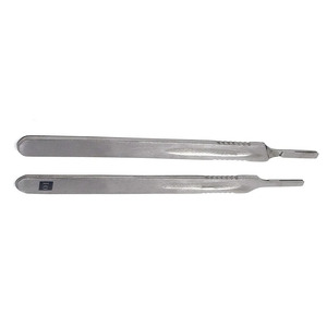 Poignée de Scalpel de chirurgie en acier inoxydable BP poignée porte-lames No 10 pour chirurgie chirurgicale porte-lame longue poignée - Product Image 2
