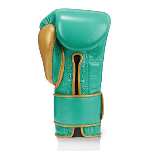 Guantes de boxeo profesionales al por mayor diseño personalizado cuero de vaca original impermeable 12oz 14oz 16oz logotipo privado OEM para la lucha - Product Image 1