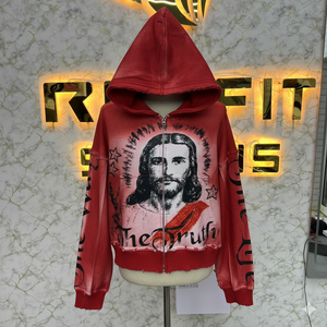 Prefect cutting Sport Edition más demandado Sudadera con capucha y cremallera Puff Impreso hecho en fábrica sudaderas con capucha a precio barato sudaderas con capucha para hombres - Product Image 3