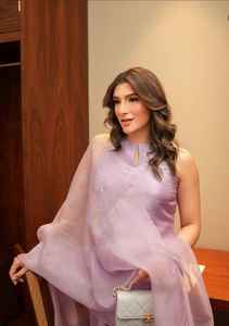 Vestidos de mujer Ropa informal formal A-Line Cintura natural Seda Verano Encaje Bordado Farshi 3 piezas - Product Image 2