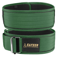 Ceinture de musculation Cynasports robuste en néoprène de 10 mm d'épaisseur, antidérapante, unisexe, réglable, avec soutien dorsal, pour exercices de gym, large, en nylon