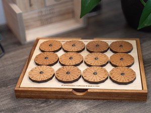 Jeu de logique en bois Dodecagon Dilemma pour les amateurs de puzzles, jeu de stratégie, collectionneurs, entraînement du cerveau et utilisation intellectuelle - Product Image 5