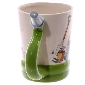 Taza de Cerámica con Diseño Novedoso de Herramienta de Jardín, Modelo ODM, con Tapa, Estilo Clásico Creativo, de Dolomita, para Café, Disponible en 300ml-500ml - Product Image 5