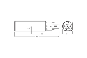 Lampada Led PL 2 Pin G24d-2 7W 3000K (Osram 558328) - Product Image 2