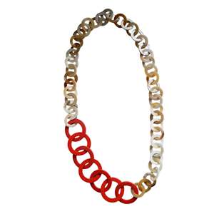 Collier en corne de buffle laqué naturel Plusieurs couleurs disponibles 1 Collier en corne de buffle naturel Produit indien fait à la main - Product Image 5