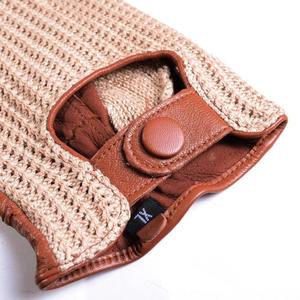 Hot Sale Solid Color Genuine Sheep Skin <b>Women</b> Man Comfortable Soft <b>Driving</b> Cycling Racing Wear Sport Breathable Leather <b>Gloves</b> - Product Image 5