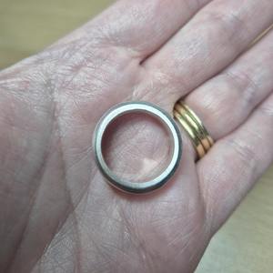 2025 Solid 925 <b>Silver</b> Half Channel <b>Ring</b> Blank for Gemstone Mounting Memorial Keepsake Jewelry DIY Craft Custom Jewelry Base - Product Image 3