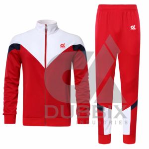 Ensemble de survêtement zippé à manches longues pour hommes pour la course à pied et le sport, survêtement nouveau style personnalisé de haute qualité pour hommes, vente en gros - Product Image 3