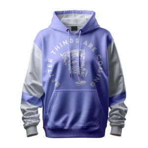 Sudadera con capucha sublimación personalizada talla grande hombro caído hombres mujeres jersey en blanco sudadera con bordado Puff estampado OEM logotipo personalizado - Product Image 2