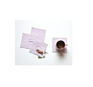 ที่รองแก้วผ้าลินินอุปกรณ์สำหรับมื้อค่ำเสื่อร้านอาหารทรงสี่เหลี่ยมและแผ่นรองแก้วผ้าลินินสำหรับตกแต่งโต๊ะ - Product Image 6