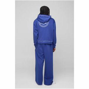 เสื้อมีฮู้ดแบบสวมหัวสำหรับผู้ชายผ้าคอตตอนออร์แกนิกสีล้วนปักลายสไตล์สตรีทไซส์ XL แบบ100% สำหรับฤดูหนาว - Product Image 6