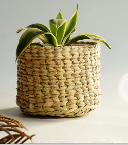Handmade <b>Straw</b> Seagrass Rustic Wicker Handwoven Flower Girl Wedding Favor Party <b>Basket</b> Storage Home Decor <b>Basket</b> - Product Image 6