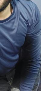 เสื้อยืดแขนยาวผู้ชายสไตล์สตรีทแวร์ ผ้าคอตตอนเนื้อหนา แบบเรียบๆ ไม่มีลาย สั่งทำได้ จำนวนมาก เหมาะสำหรับใส่ลำลองในชีวิตประจำวัน หรือใส่เล่นกีฬา - Product Image 3