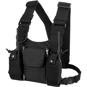 Arnés de pecho de Radio táctico OEM, chaleco, funda frontal, paquete de viaje al aire libre, bolsa para correr, senderismo, ciclismo, funda de hombro ajustable - Product Image 2