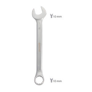 Chiave Combinata Plus 10x10 in Acciaio al Cromo Vanadio. DIN3113 - Product Image 2