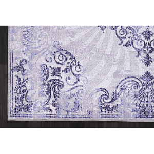 Tapis d'intérieur moderne beige à motifs floraux lavable Netline Home Depot NL1009 Design - Product Image 6