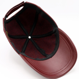 Gorras de béisbol de cuero marrón con logotipo bordado en 3D Diseños únicos Ajuste cómodo Estilo moderno y sombreros de alta calidad - Product Image 6