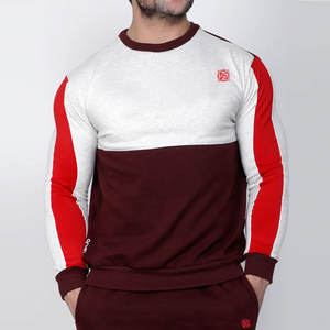 Nueva llegada de los hombres de alta calidad Sweatsuit Top Trending mangas largas en varios colores para el invierno patrón sólido - Product Image 4