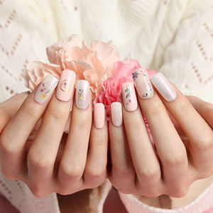 ShineB BLOOMY BLOOMS <b>Decals</b> and Flower 45751 with Flower Crown Frame Leaf Blade Multi Size Nail Art <b>Sticker</b> Korea Design Oem Odm - Product Image 3